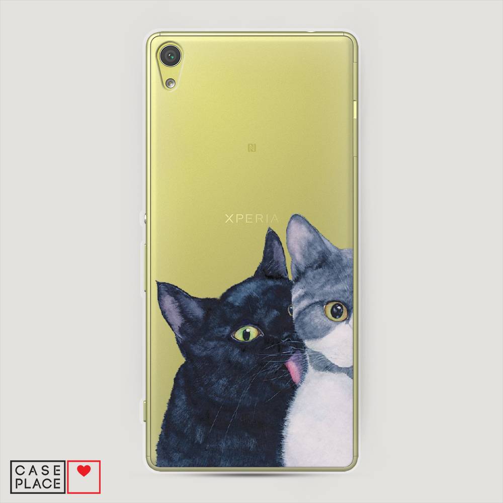 

Чехол Awog на Sony Xperia XA "Кошачья любовь", Разноцветный, 51250-1