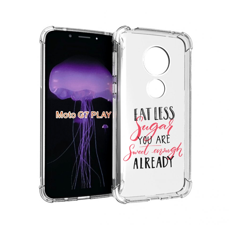 

Чехол MyPads мотивация-цитаты для Motorola Moto G7 Play, Прозрачный, Tocco