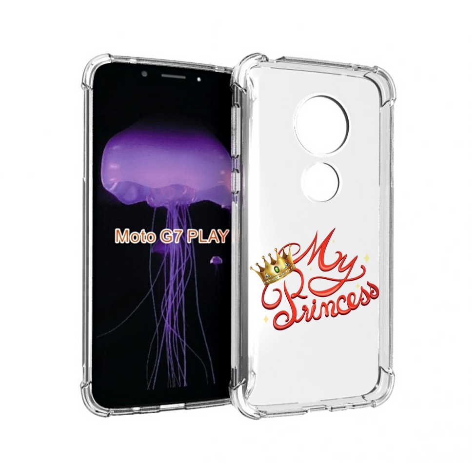 

Чехол MyPads моя-принцесска детский для Motorola Moto G7 Play, Прозрачный, Tocco