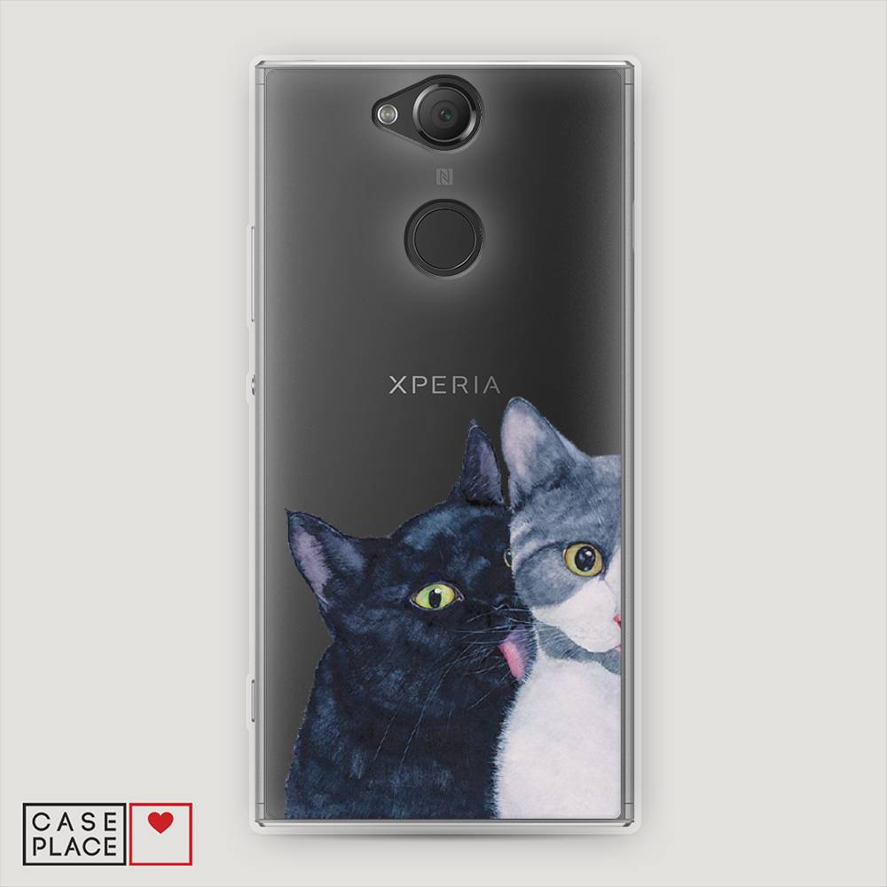 

Чехол Awog на Sony Xperia XA2 "Кошачья любовь", Разноцветный, 53150-1