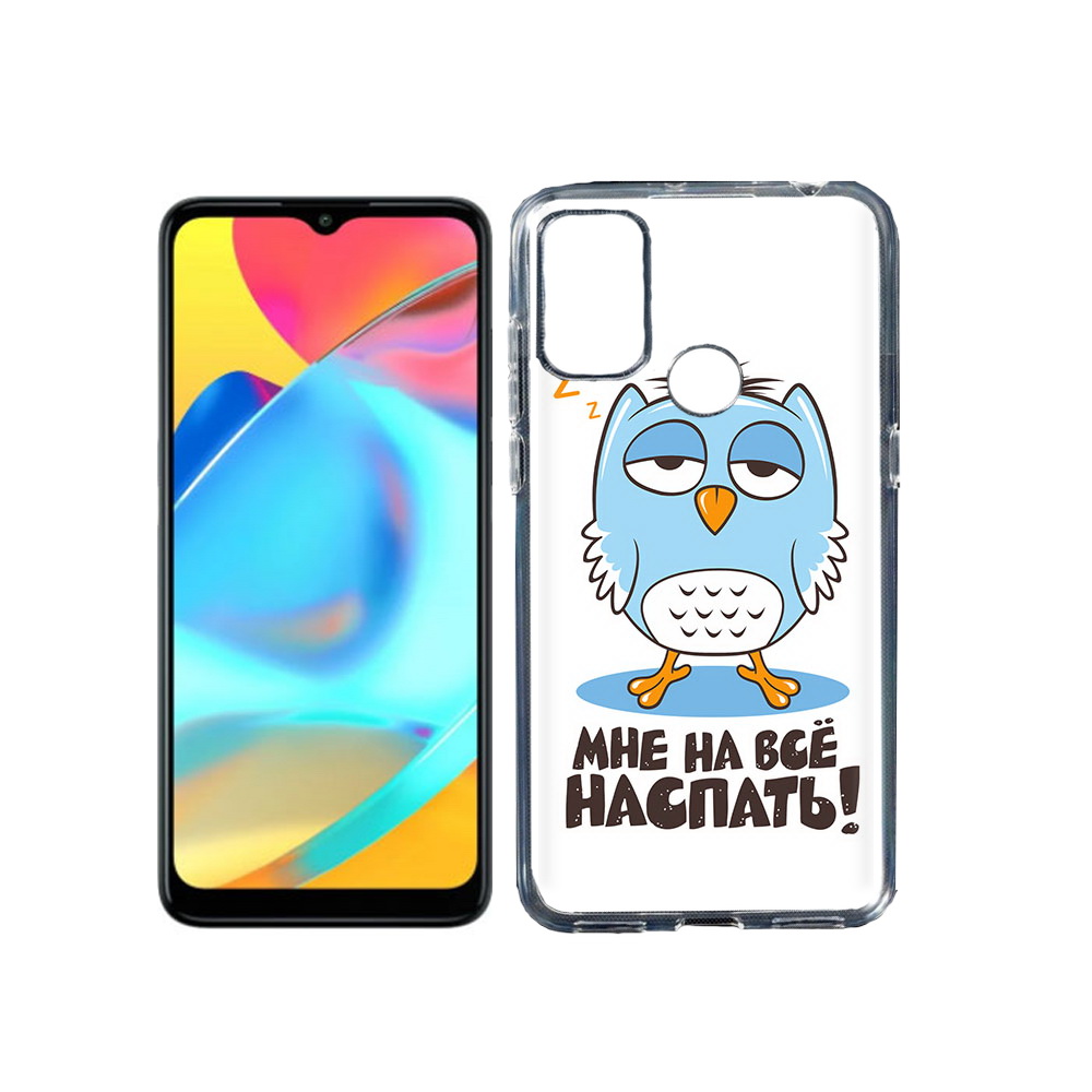 

Чехол MyPads Tocco для Alcatel 3L 6056H (2021) Мне на все наспать (PT160724.669.120), Прозрачный, Tocco