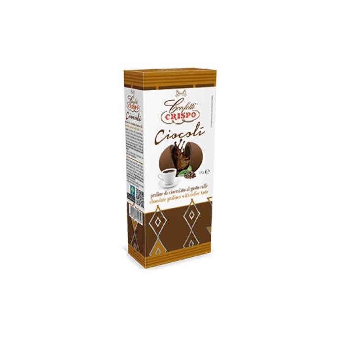 

Шоколадные конфеты Crispo с кофе 100г