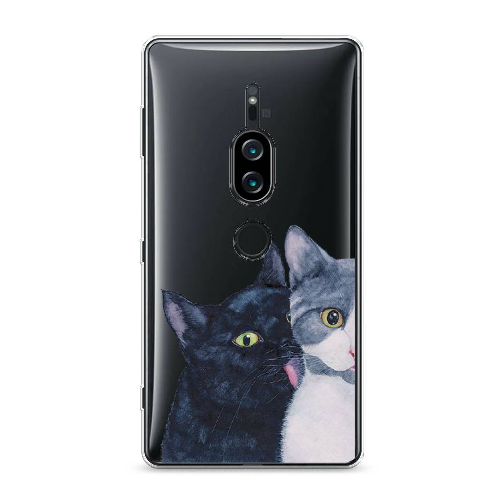 

Силиконовый чехол "Кошачья любовь" на Sony Xperia XZ2 Premium, 53350-1