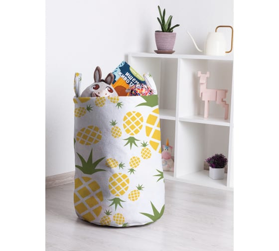 

Корзина для игрушек JoyArty 35x50 см toba_10561_M, Белый
