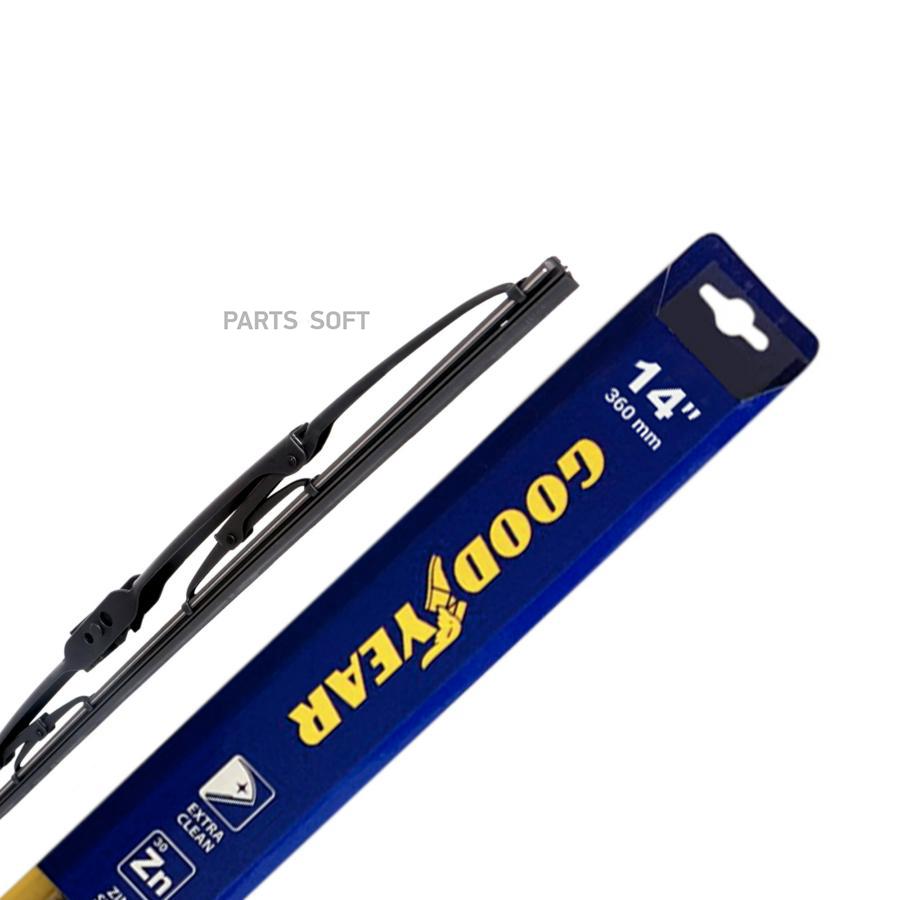 

Щетка Стеклоочистителя Каркасная Goodyear 14"/360 Мм Frame GOODYEAR арт. GY000314