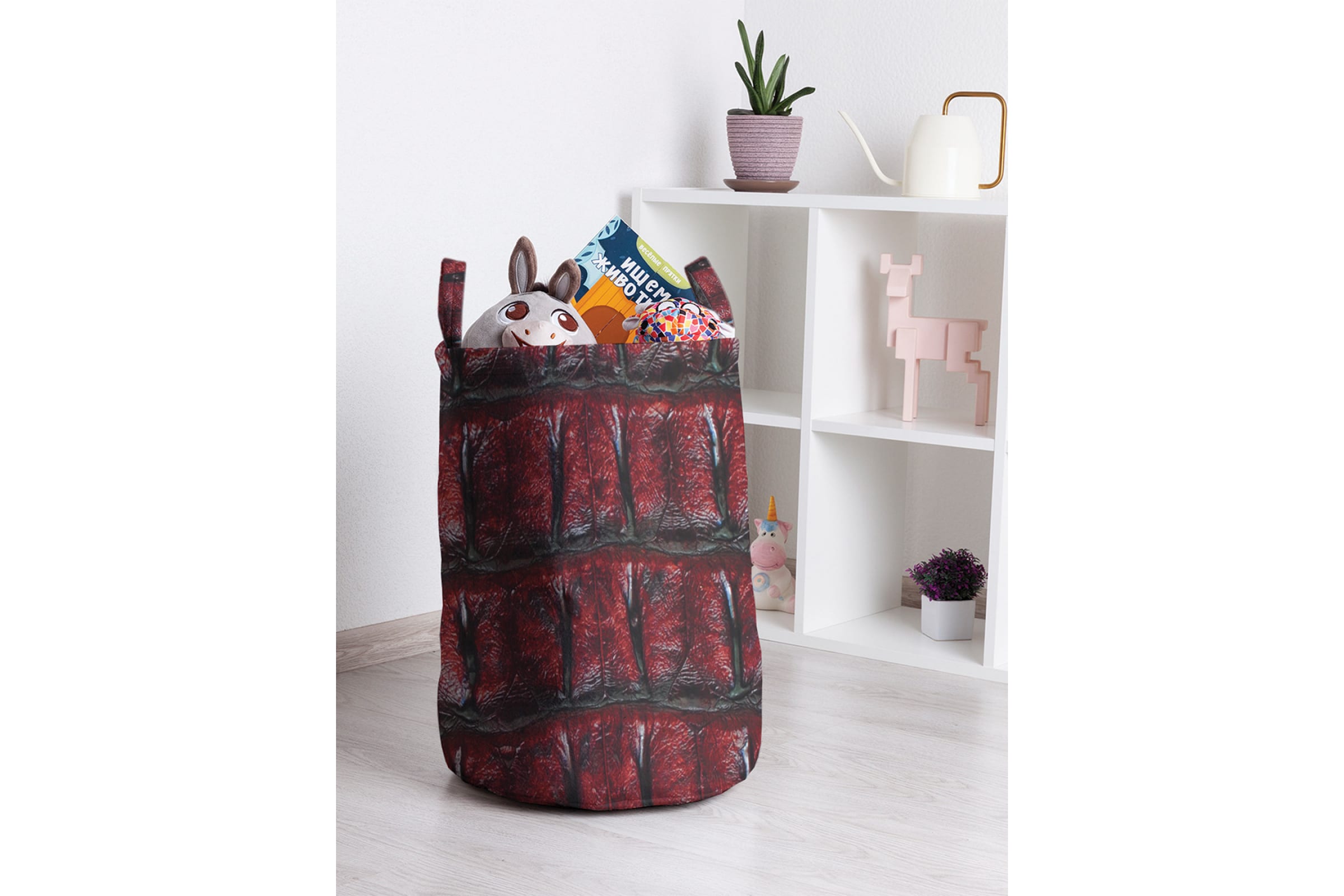 

Корзина для игрушек JoyArty 35x50 см toba_14057_M, Красный