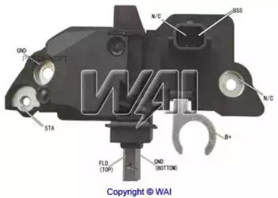 Transpo регулятор напряжения генератора Renault WAI IB321