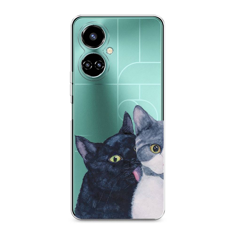 

Чехол Awog на Tecno Camon 19/19 Pro 4G "Кошачья любовь", Разноцветный, 301650-1