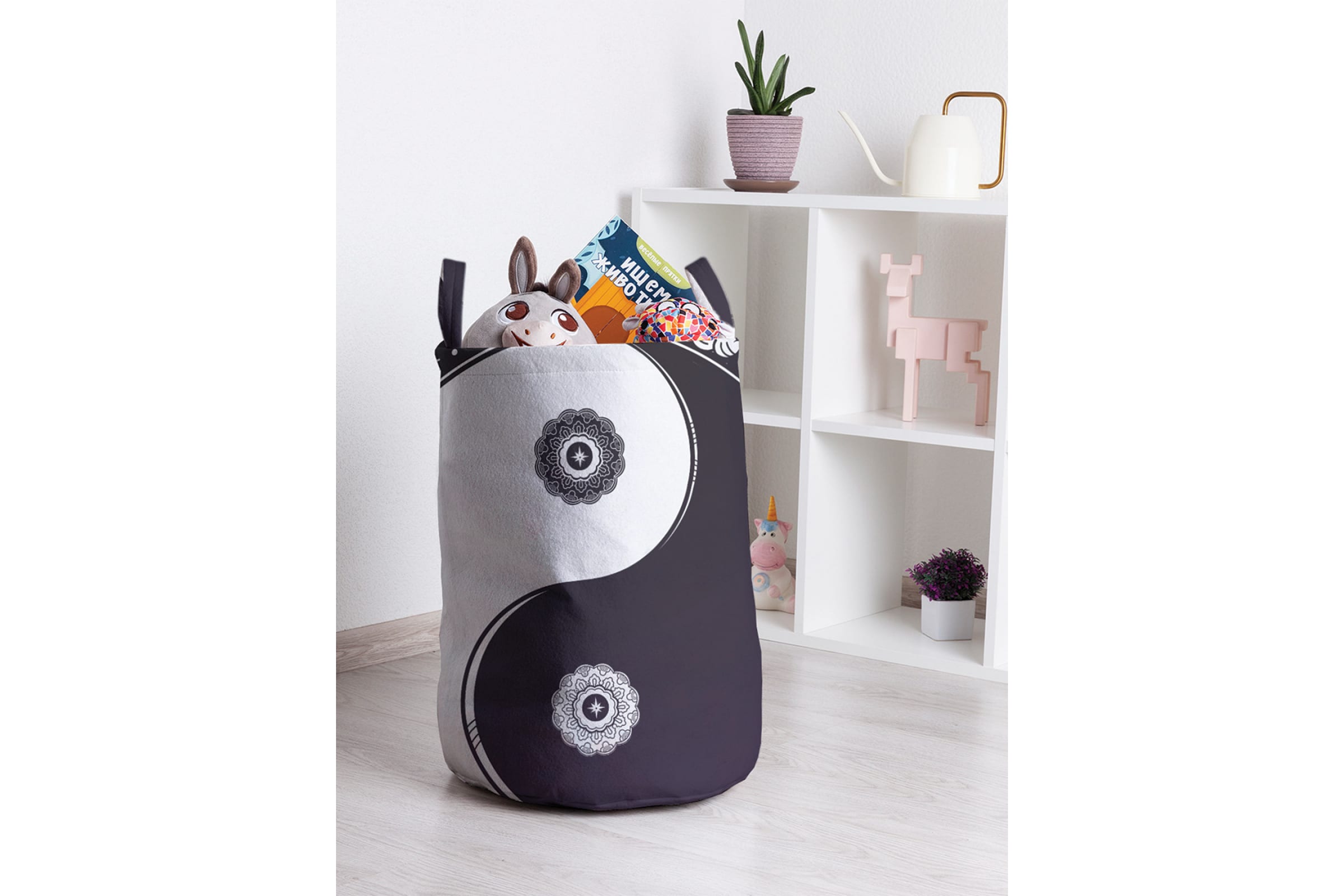

Корзина для игрушек JoyArty 35x50 см toba_17339_M, Черный