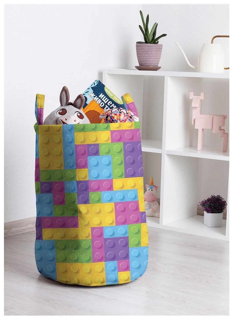 

Корзина для игрушек JoyArty 35x50 см toba_17962_M, Зеленый