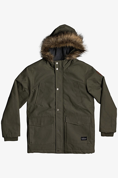 

Детская парка Storm Drop 5K 8-16 хаки 14 YEARS QUIKSILVER EQBJK03197, EQBJK03197