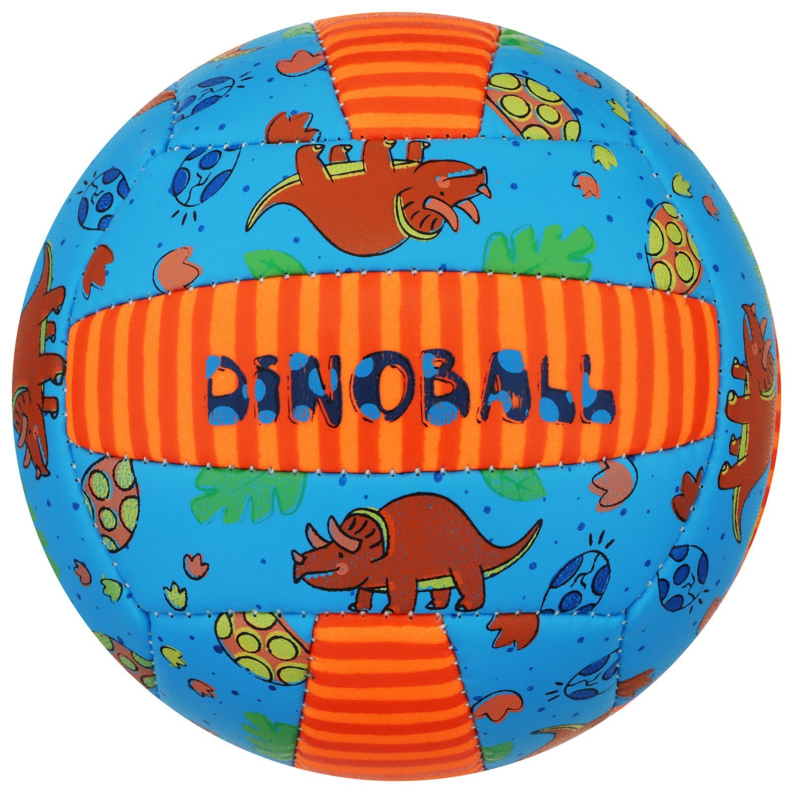 Волейбольный мяч Minsa 7560498 размер 2 голубой/оранжевый