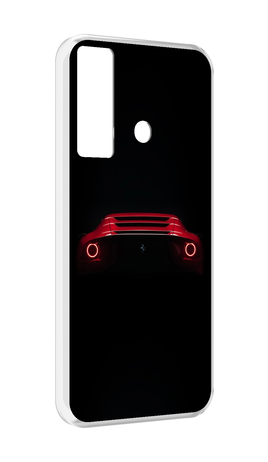

Чехол Mypads Ferrari 1 Для Tecno Camon 17, Прозрачный, Tocco