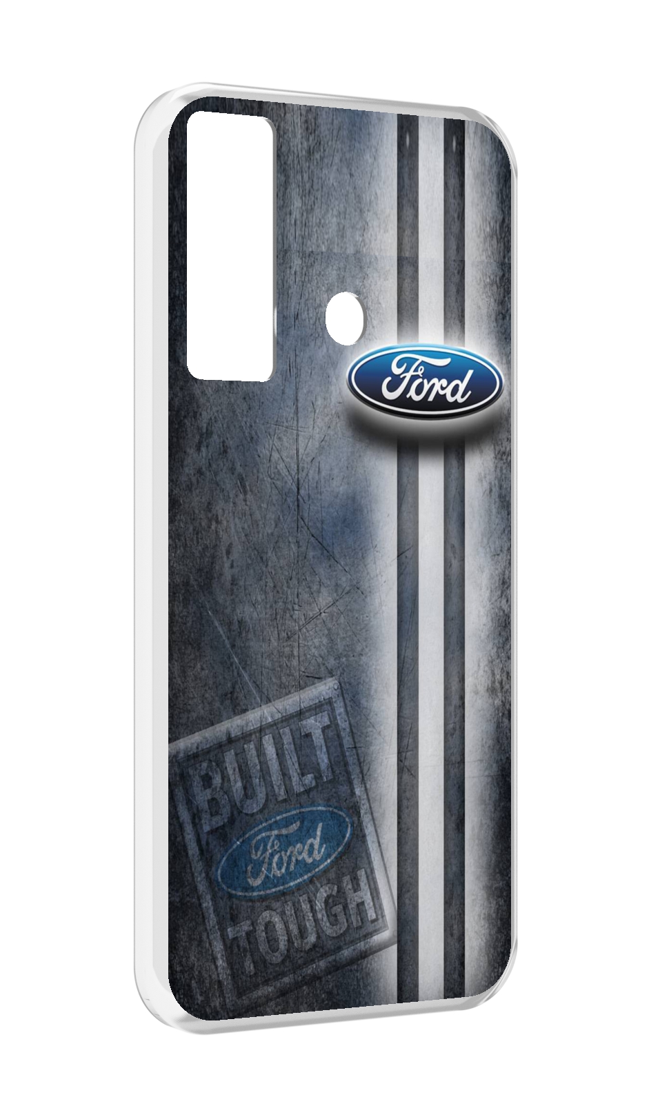 

Чехол Mypads Ford 2 Для Tecno Camon 17, Прозрачный, Tocco