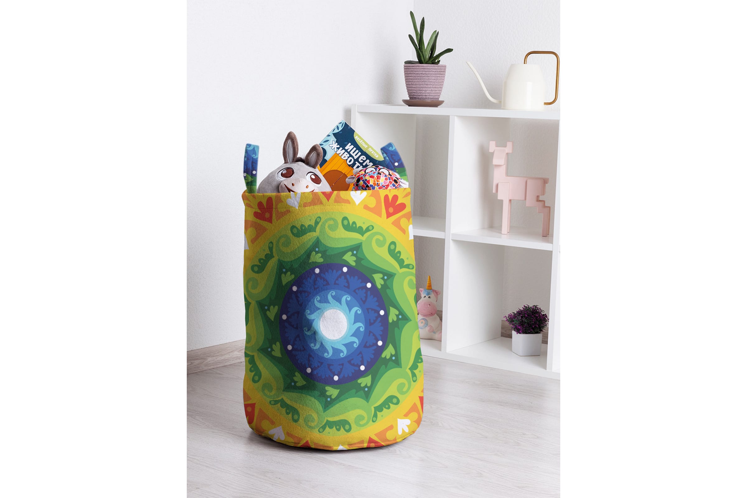 

Корзина для игрушек JoyArty 35x50 см toba_36887_M, Синий