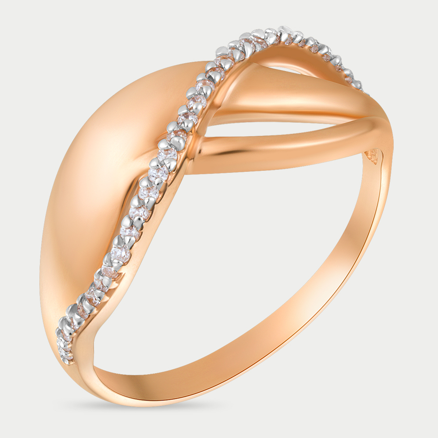 Кольцо из золота с фианитом 17 GOLD CENTER 71012
