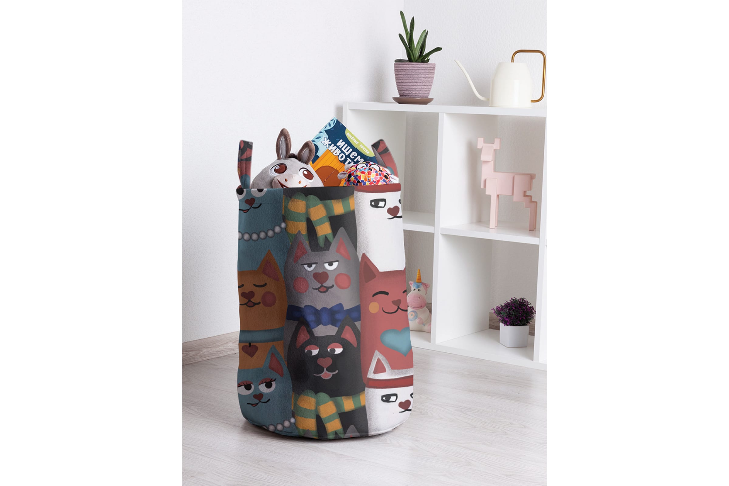 

Корзина для игрушек JoyArty 35x50 см toba_50048_M, Разноцветный