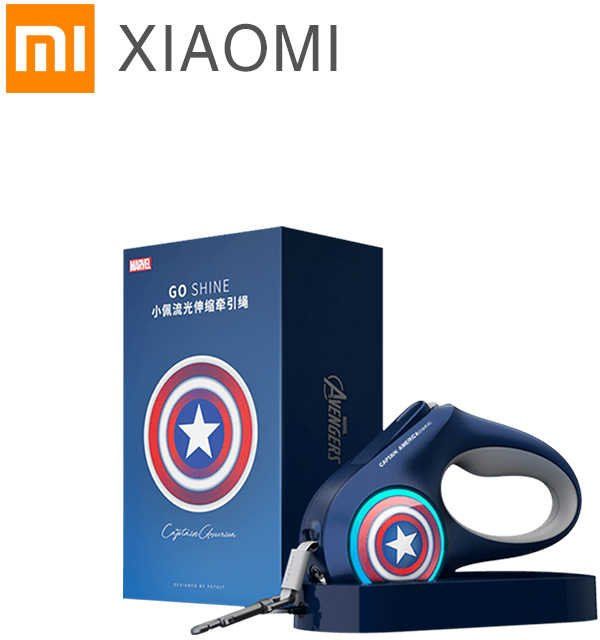 фото Поводок для собак xiaomi small perry stream light traction rope captain america