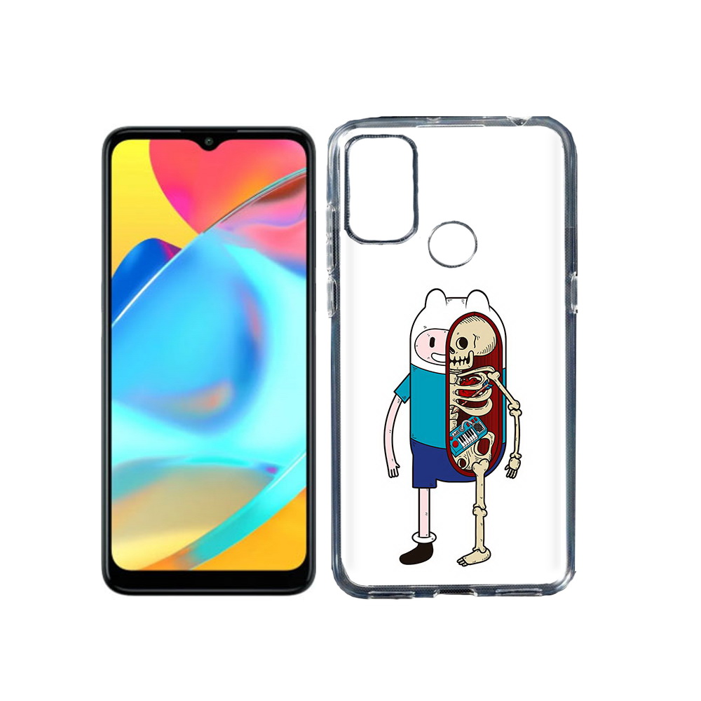 

Чехол MyPads Tocco для Alcatel 3L 6056H (2021) Финн скелет (PT160724.669.187), Прозрачный, Tocco