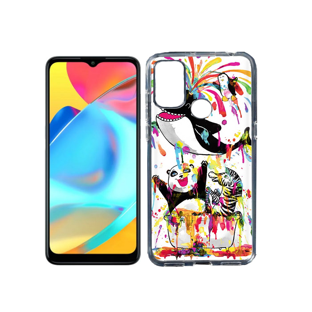 

Чехол MyPads Tocco для Alcatel 3L 6056H (2021) Хиппи кит (PT160724.669.191), Прозрачный, Tocco