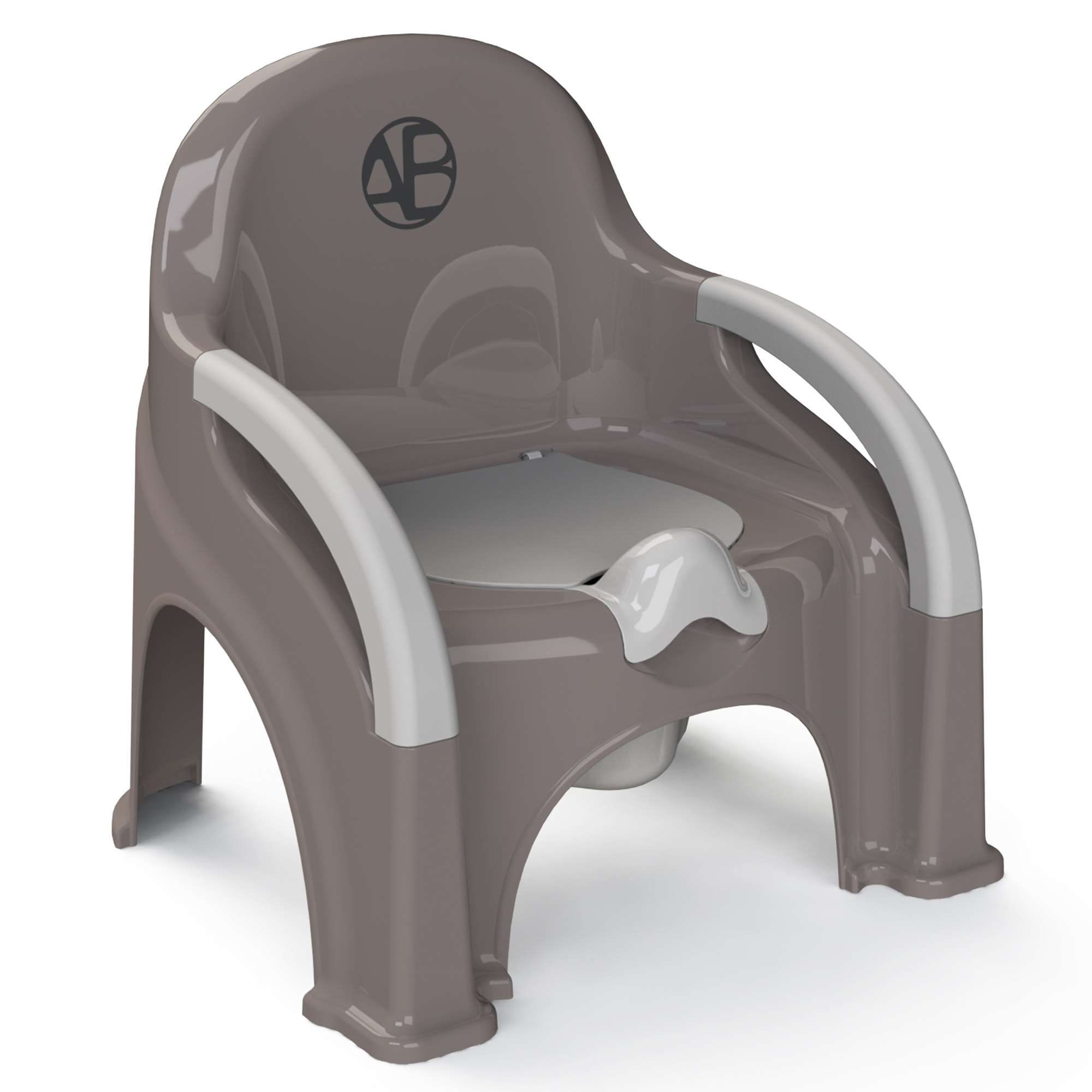 фото Горшок-стул amarobaby baby chair, серый, ab221105bch/11