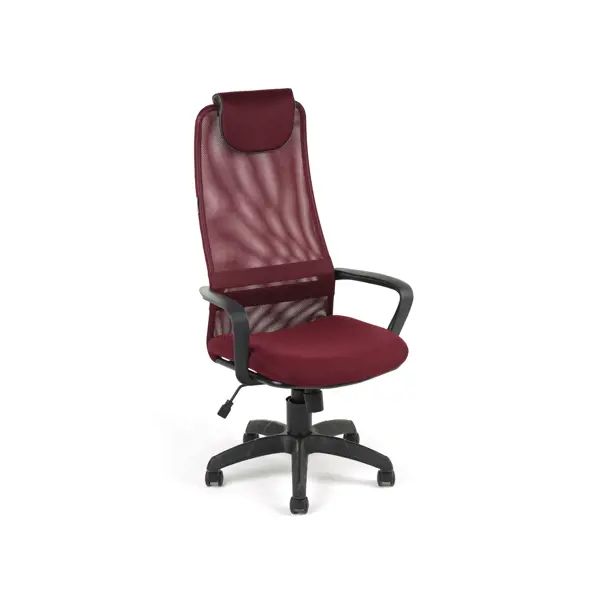 Кресло для руководителя Экспресс офис Фокс PL Ткань сетка бордовая