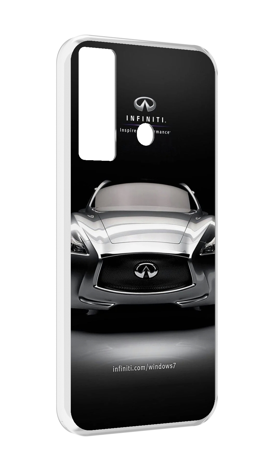 

Чехол Mypads Infiniti 1 Для Tecno Camon 17, Прозрачный, Tocco