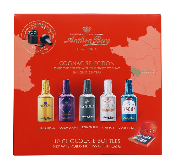 

Ассорти шоколадных конфет Anthon Berg с алкогольными начинками Cognac Selection 155г