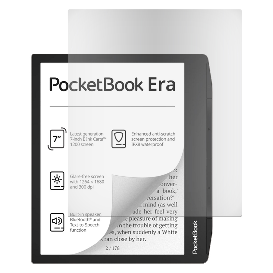 

Стекло защитное гибридное МАТОВОЕ Krutoff для Pocketbook Era