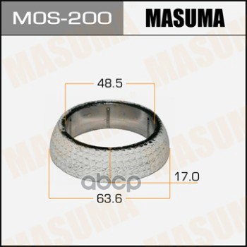 MASUMA 'MOS200 Кольцо глушителя 48.5 x 63.6  1шт