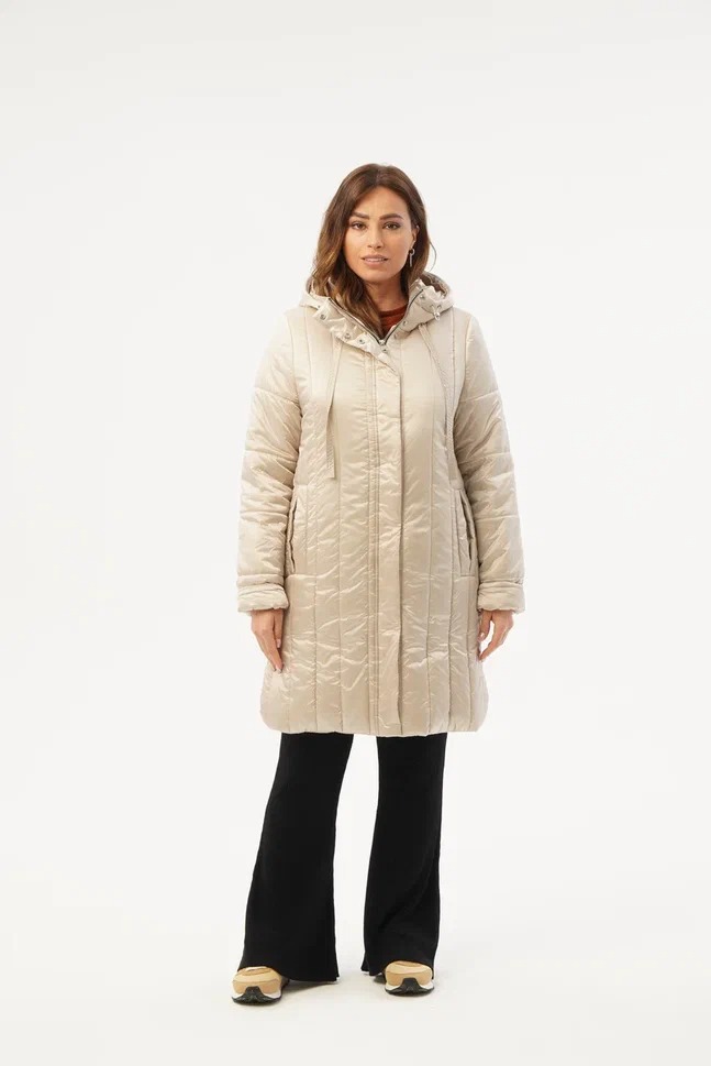 

Пальто женское ZARA 2039289 коричневое XS (доставка из-за рубежа), Бежевый, 28-3009-50