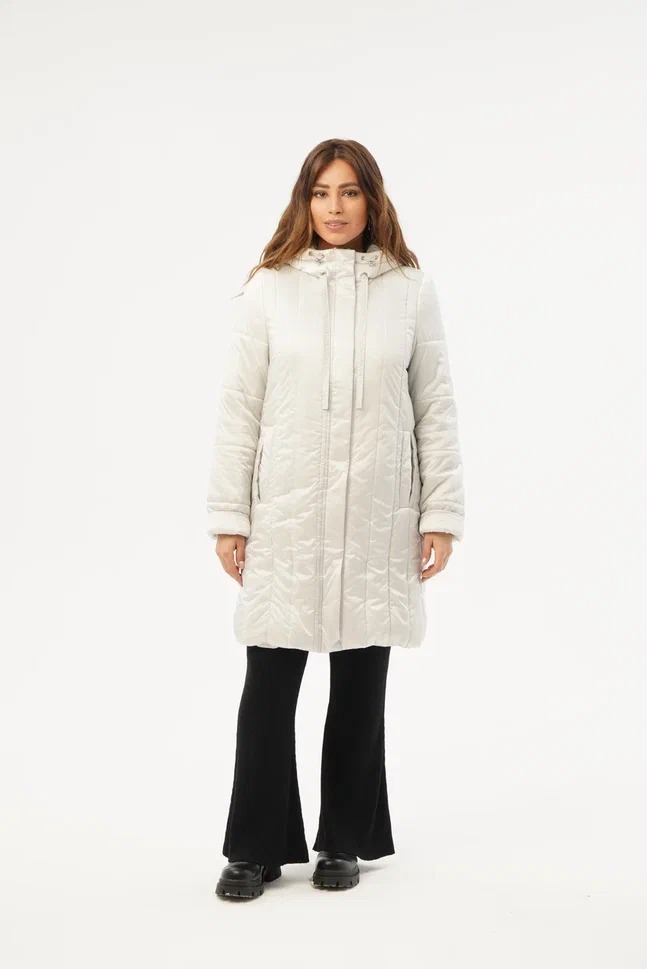 

Пальто женское ZARA 4745221 белое M (доставка из-за рубежа), Белый, 28-3009-50