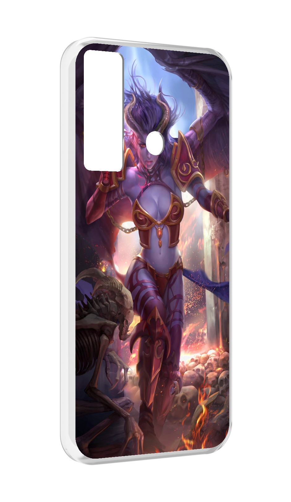 

Чехол Mypads Queen Of Pain Dota 2 Для Tecno Camon 17, Прозрачный, Tocco