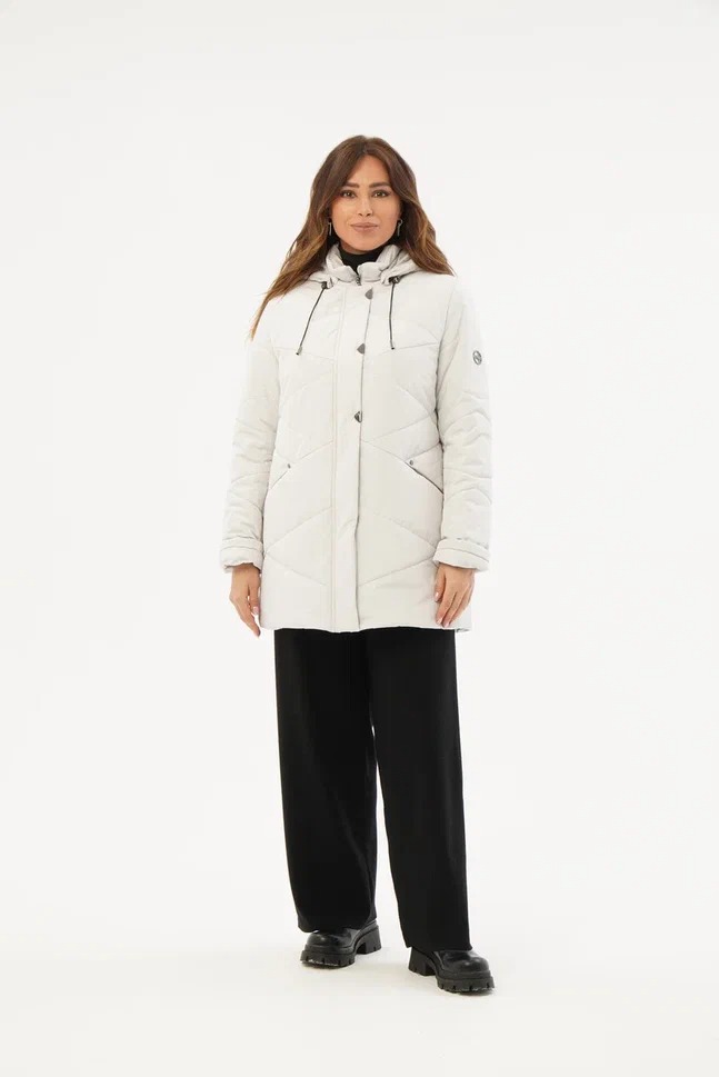 

Куртка женская Maritta 28-3016-10 белая 42 EU, Белый, 28-3016-10