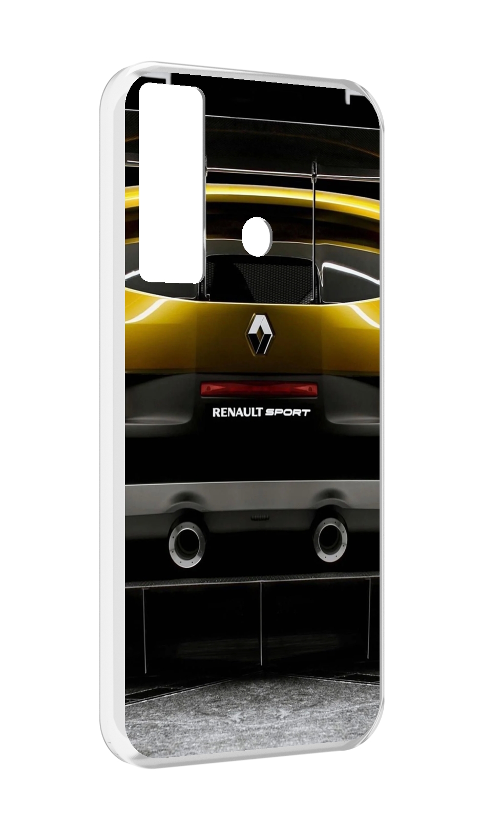 

Чехол Mypads Renault 3 Мужской Для Tecno Camon 17, Прозрачный, Tocco
