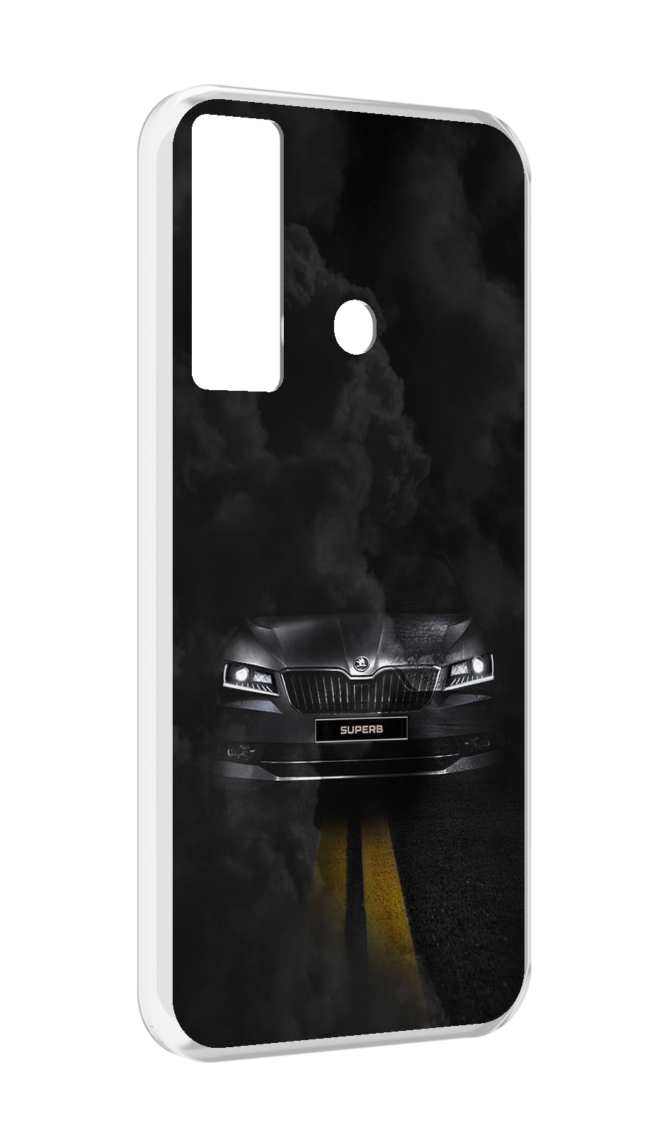 

Чехол Mypads Skoda 1 Для Tecno Camon 17, Прозрачный, Tocco