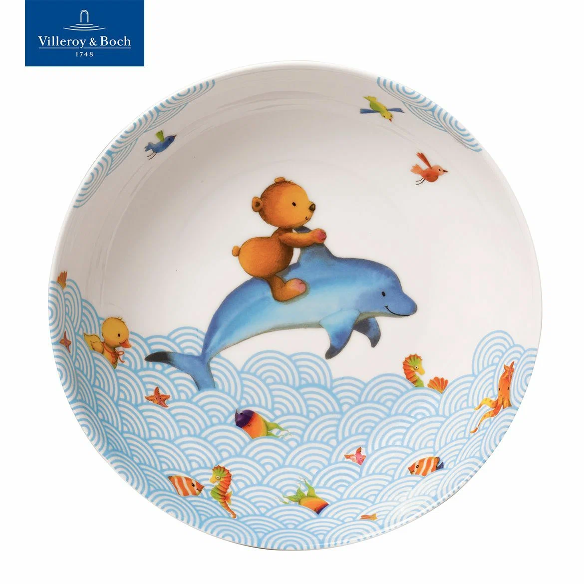 Тарелка глубокая детская Happy Bear Villeroy & Boch 19 см 370 мл тарелка глубокая cmielow акцент d 20 5 см