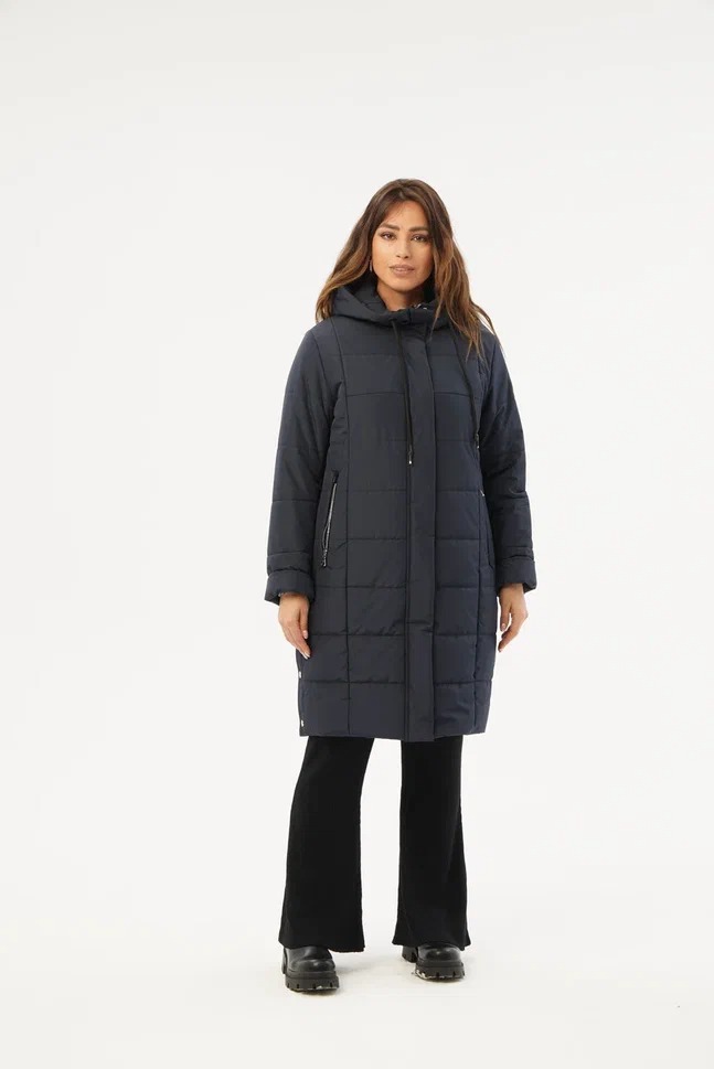 

Пальто женское Maritta 28-3005-10 синее 42 EU, Синий, 28-3005-10