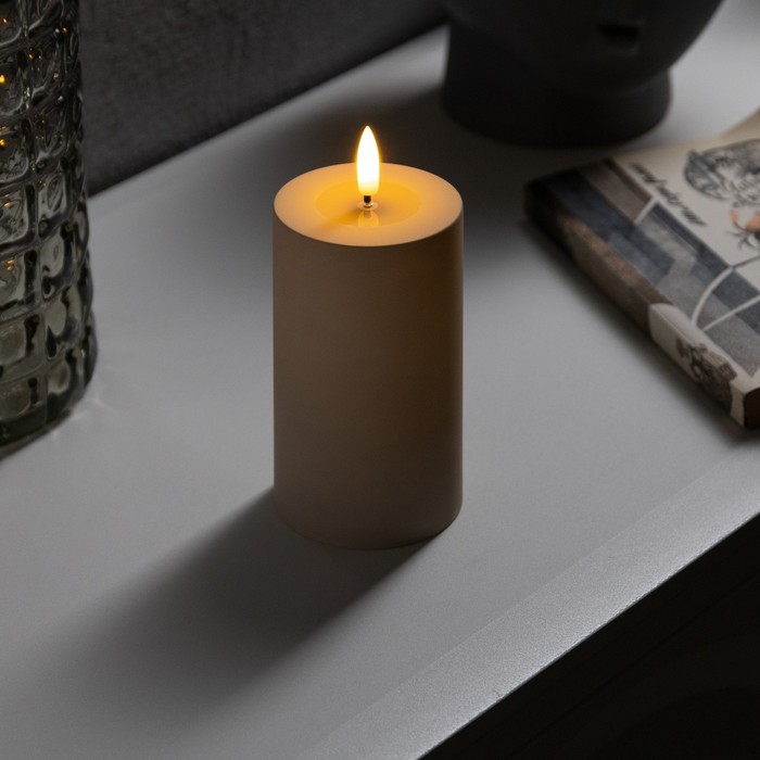 

Светодиодная свеча Luazon Lighting Бежевая 9907600 1 шт., Бежевая