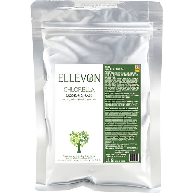 Маска для лица Ellevon Chlorella 1000 г альгинатная маска с золотом ellevon gold premium modeling mask 50 мл