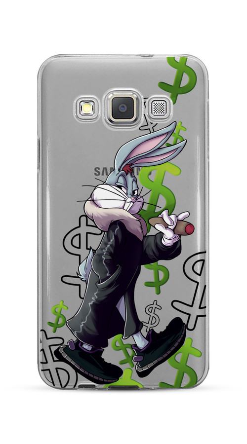 

Чехол на Samsung Galaxy A3 "Rich Bugs Bunny", Зеленый;черный;голубой, 20150-6