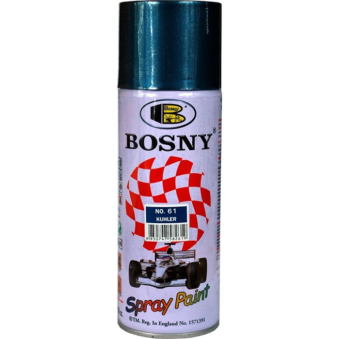 

Краска Bosny 61 универсальная серо-голубой аэрозольный баллон объем 520 мл