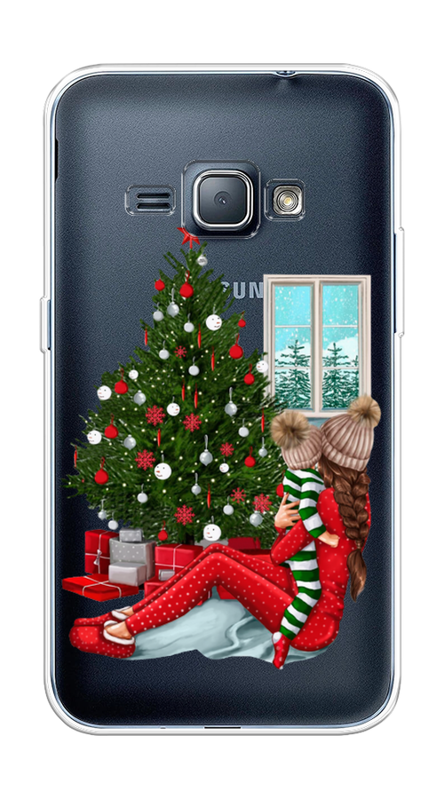 

Чехол на Samsung Galaxy J1 2016 "Новый год с мамой", Красный;зеленый;голубой, 22150-6