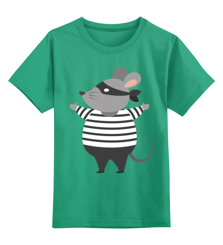 

Детская футболка Printio Крыса - пират цв.зеленый р.116, 0000002898225