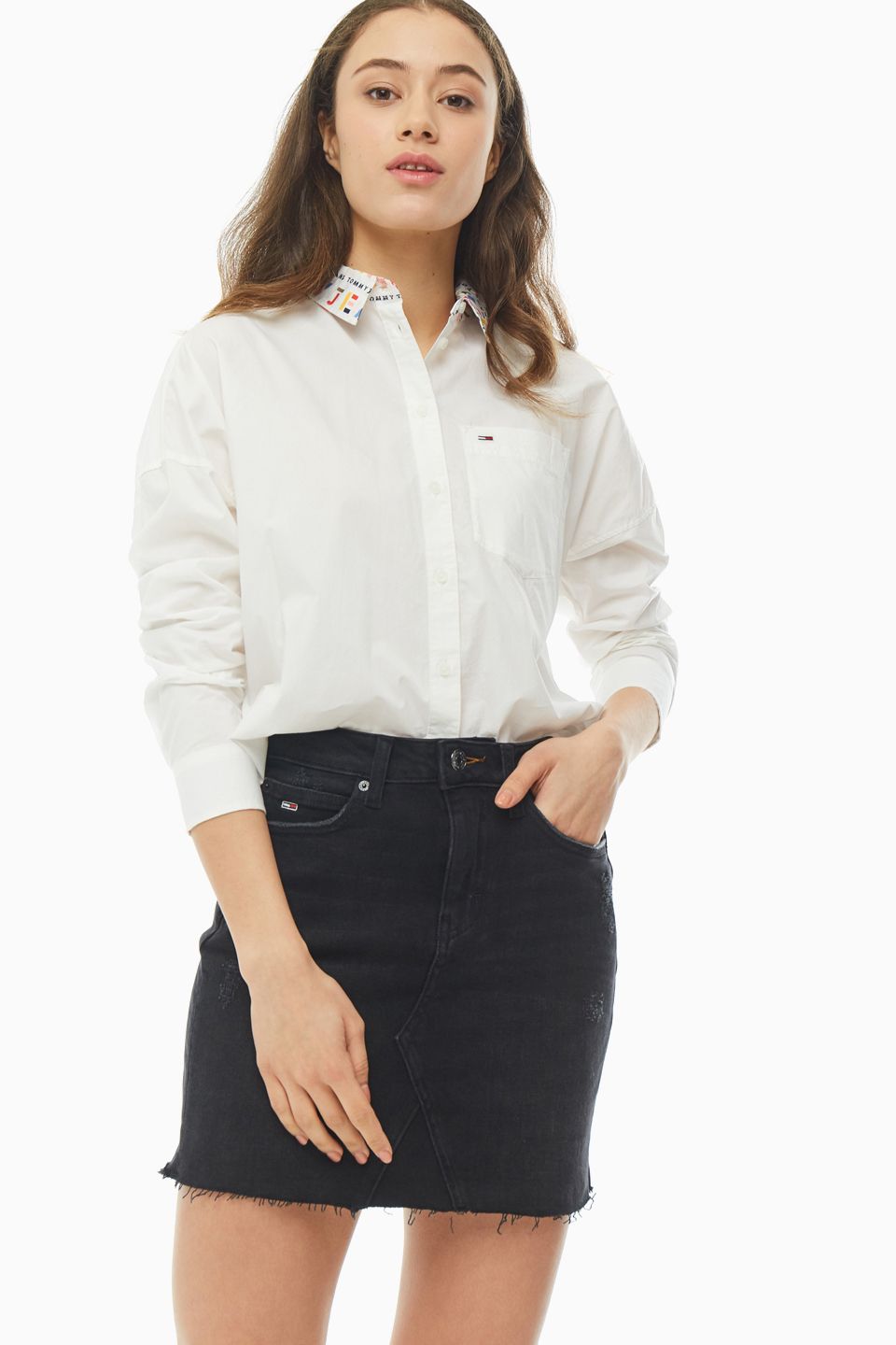 

Юбка женская Tommy Jeans DW0DW0768 черная 28 US, Черный, DW0DW0768