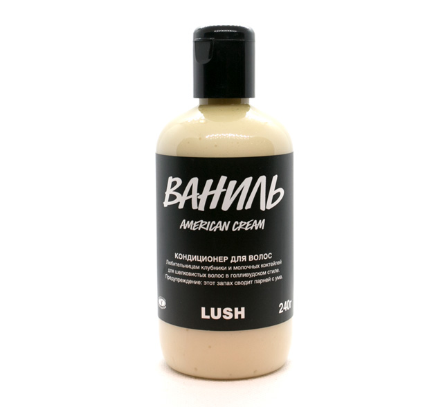 

Кондиционер для волос LUSH American Cream/Ваниль 240г, American Cream/Ваниль
