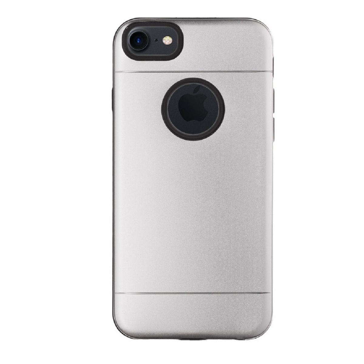 Чехол iPhone SE(2020)/7/8, NN, серебристый, Metal