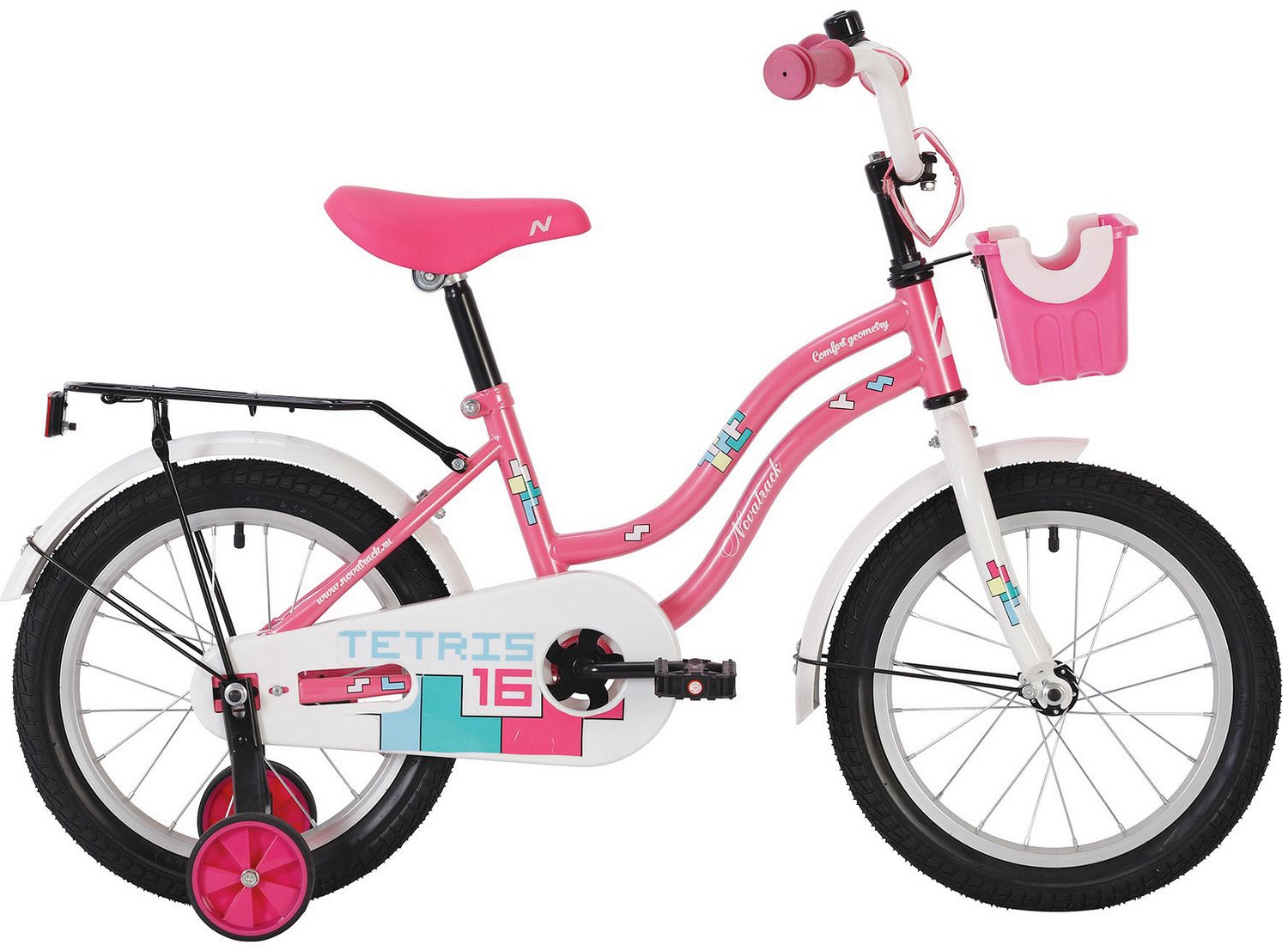 фото Велосипед novatrack tetris 14" розовый