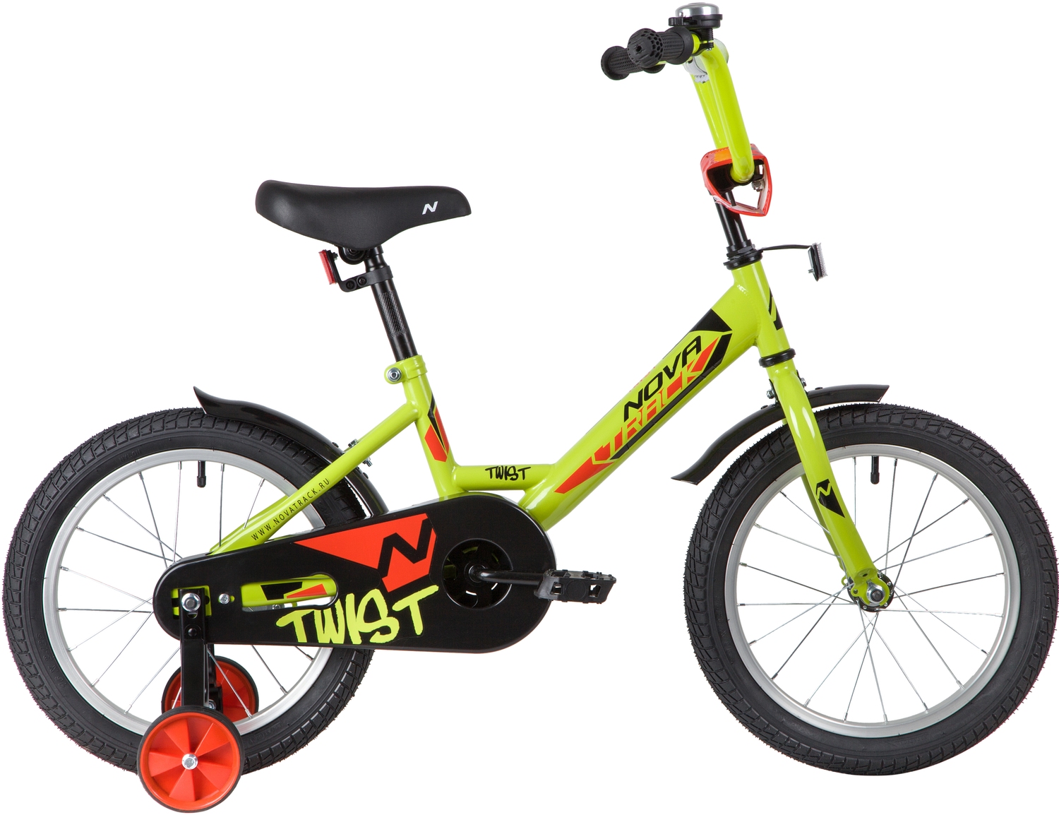Велосипед Novatrack TWIST зеленый 16
