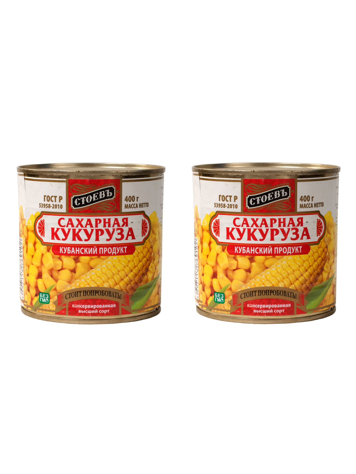 

Кукуруза Стоевъ консервированная 340 г 2 шт